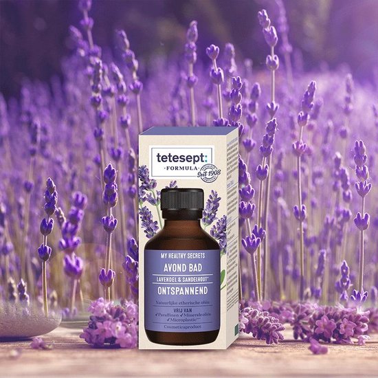Tetesept My Healt Secrets Badolie - Avondbad ontspannend - Lavendel & sandelhout 100 ml