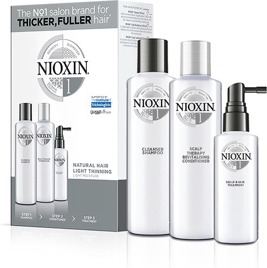 Nioxin System 1 Fall Protection Treatment Set 3 Pieces 2020