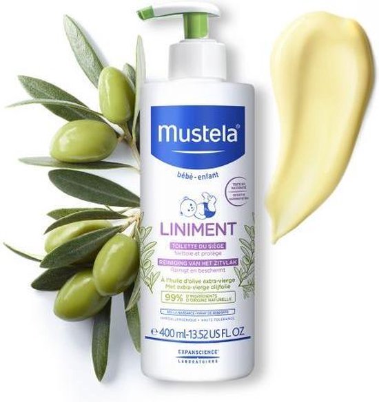 Mustela Bebe Liniment Melk Reiniging van het Zitvlak 400ml