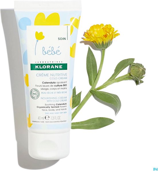 Baby Nourishing Cream With Cold Cream By Klorane 40 Ml