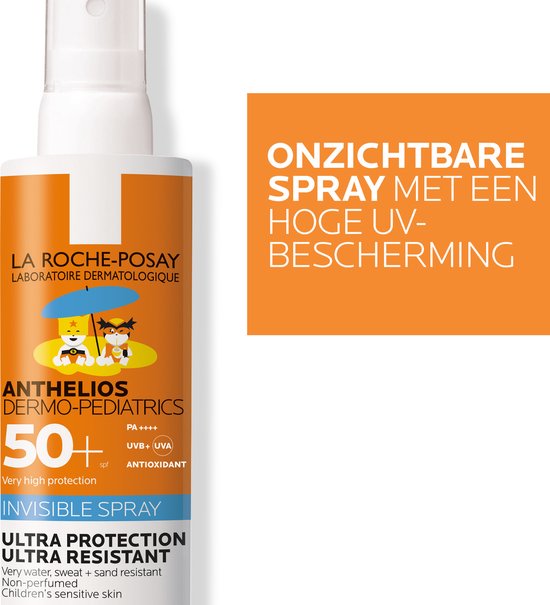 Anthelios Dermo-pediatrics Invisible Spray Spf50+ Fragrance-free By La Roche-posay 200 Ml