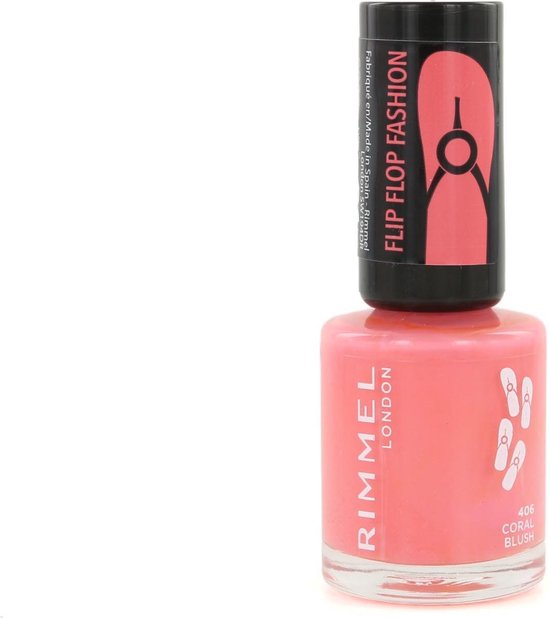 60 Seconds Super Shine - Nail Polish By Rimmel #406 Coral Blush