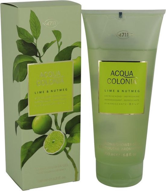 Maurer Wirtz 4711 Acqua Colonia Lime Nutmeg Shower Gel 200 ml for Women