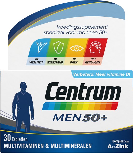 Centrum Men 50+ - 30 tabletten - Multivitaminen