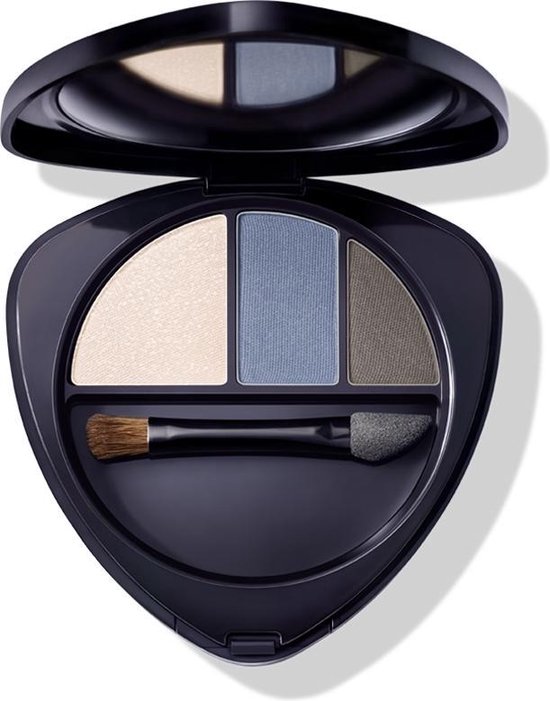 Dr Hauschka Compact Poeder Make up Oog Make up Eyeshadow Trio 01 Sapphire