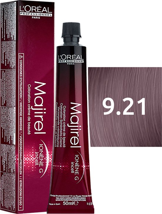 Permanent paint L Oreal Professionnel Majirel 9 21 50ml