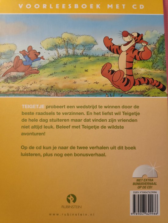 Disney Teigetje Voorleesboek met CD
