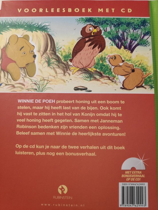 Disney Winnie de Poeh Voorleesboek met CD