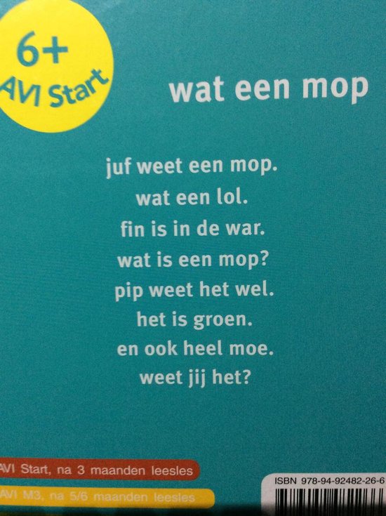 Joepie,ik lees! wat een mop (AVI start) |