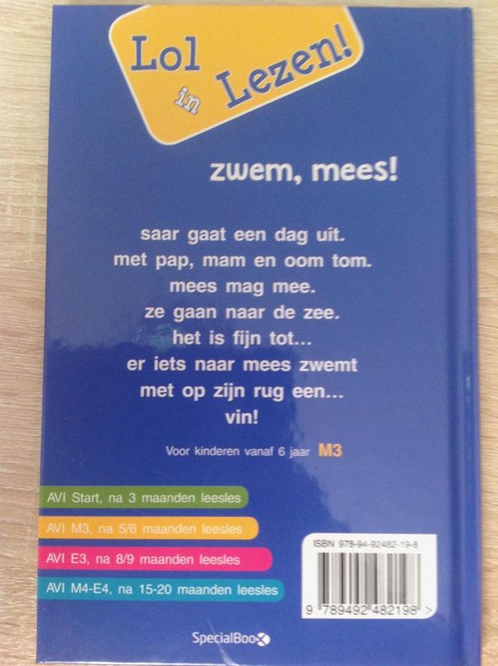Lol in lezen Zwem,Mees! AVI M3