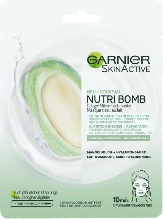 Garnier NutriBomb Sheet Gezichtsmasker Almond