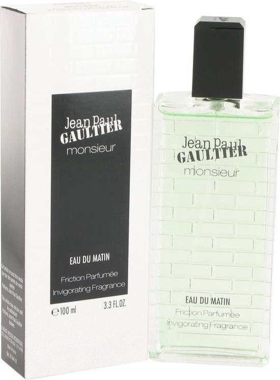 Jean Paul Gaultier Monsieur Eau Du Matin Friction Parfumee Invigorating Fragrance 100 ml for Men