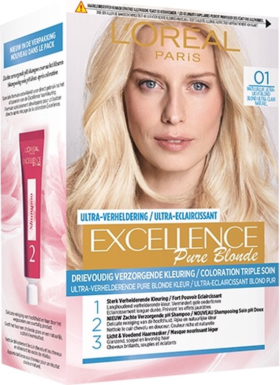 Loreal Paris Excellence Creme Hair Dye 01 Blond Ultra Clair Naturel