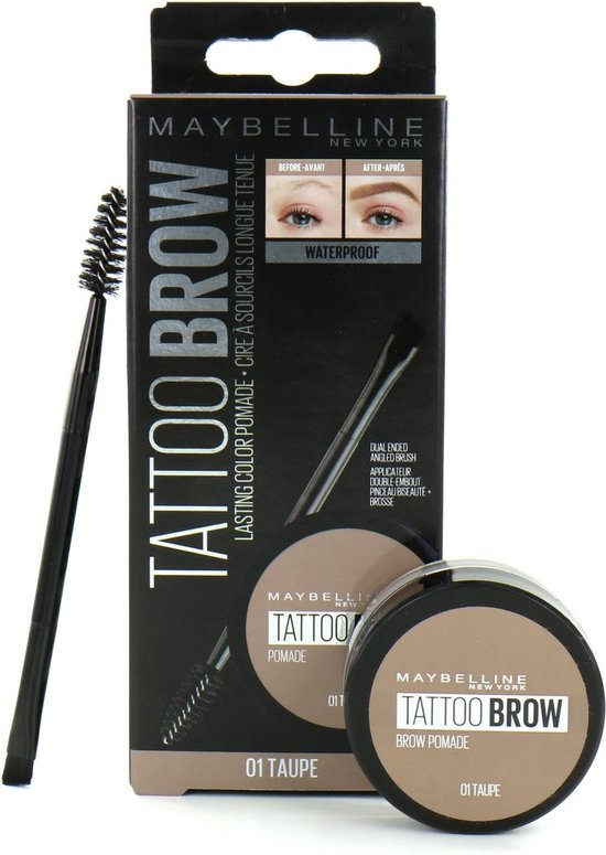 Maybelline Tattoo Brow Pomade Pot 01 Taupe
