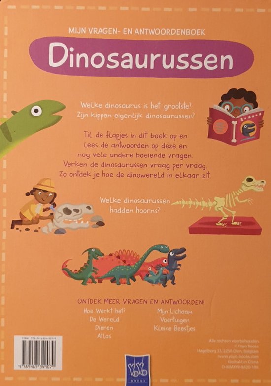 Mijn vragen en antwoordenboek - Dinosaurussen