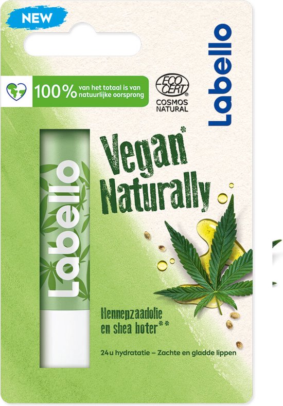 Labello Vegan Naturally Hennepzaadolie Lippenbalsem