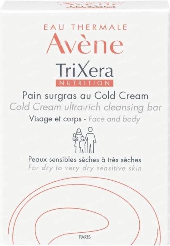Avene Trixera Nutrition Pain Surgras au Cold Cream Zeep DrogeZeer Droge Huid 100gr