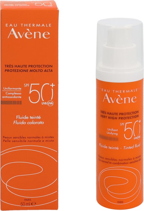 Avene Tres Haute Protection Fluide Teinte Spf50 Very High Protection Tinted Fluide Spf50