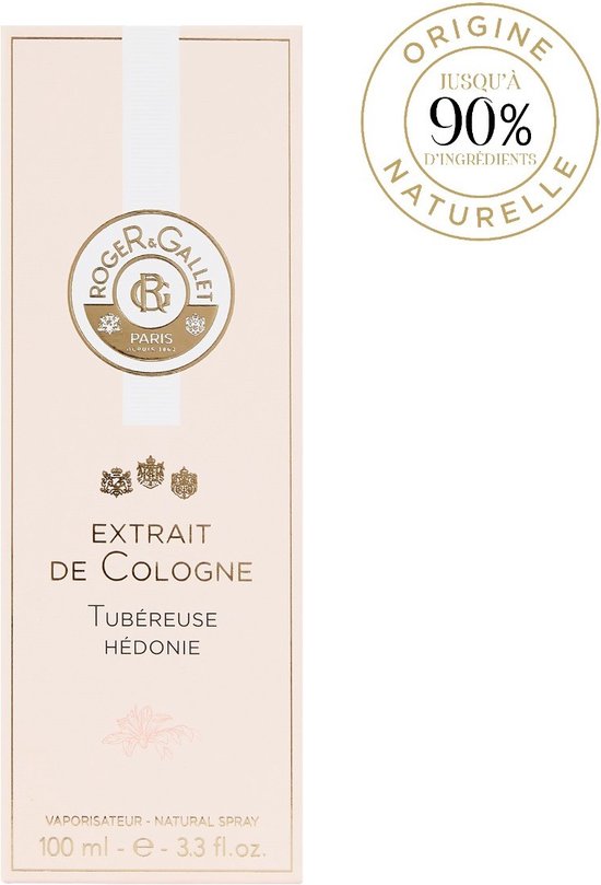 Tubereuse Hedonie Extract Eau De Cologne By Roger & Gallet 100 Ml