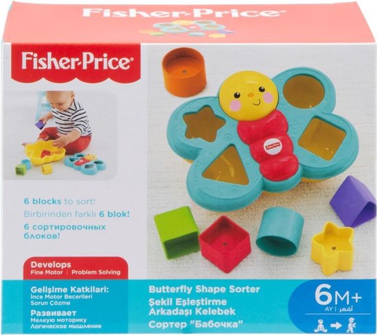 Fisher-Price Vlinder Vormensorteerder - Vormenstoof