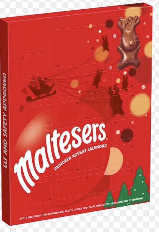 Maltesers adventskalender - 108 gram
