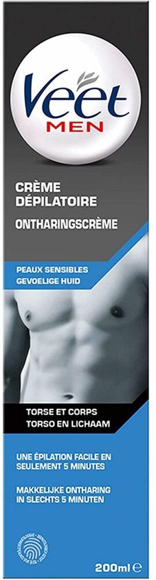 Veet - Ontharingscreme - Man - Gevoelige Huid - 200 ml