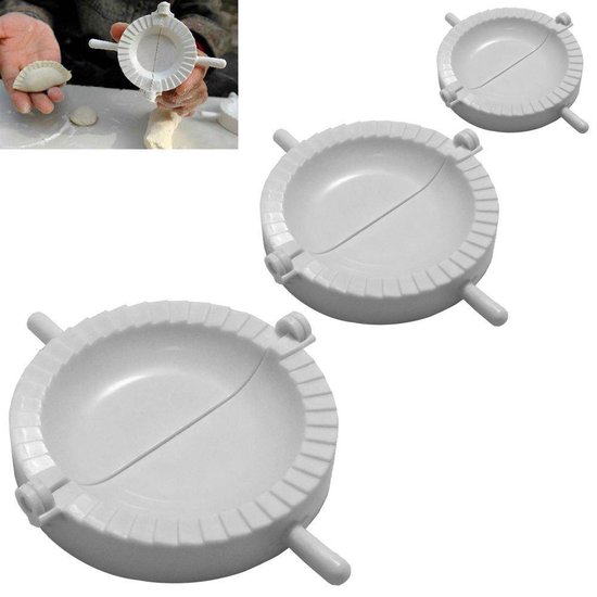 Dumpling Maker 3 Stuks 3 Verschillende Formaten – Ook geschikt voor Ravioli en Pastei – Deegmal