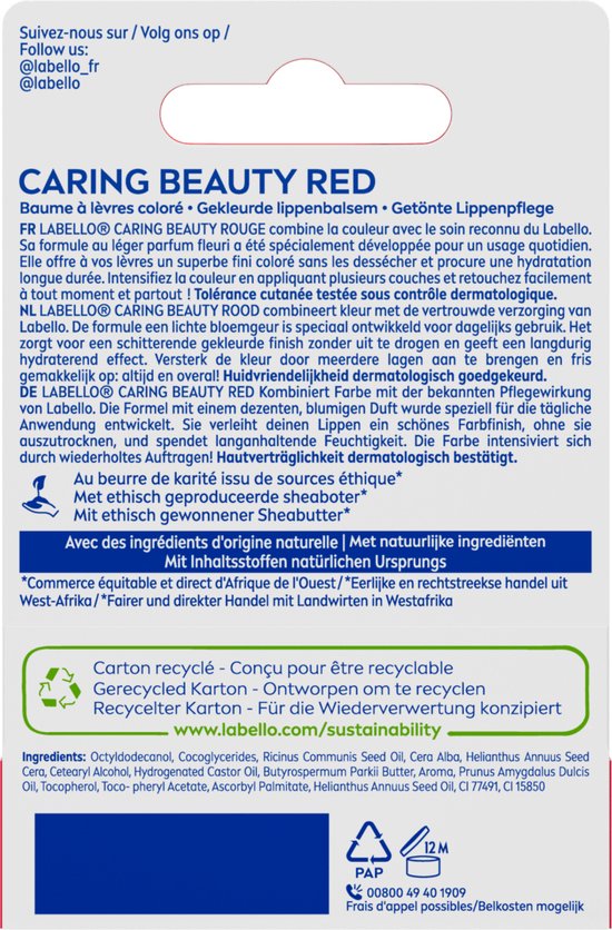 Labello Caring Beauty Red 6 ML