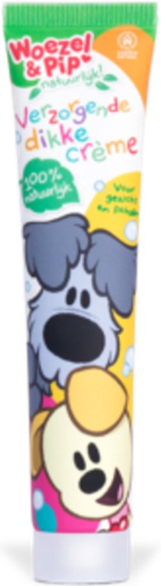 Woezel & Pip Verzorgende Dikke Crème 75ml - 100% natuurlijk - voor gezicht en lichaam - baby & kids