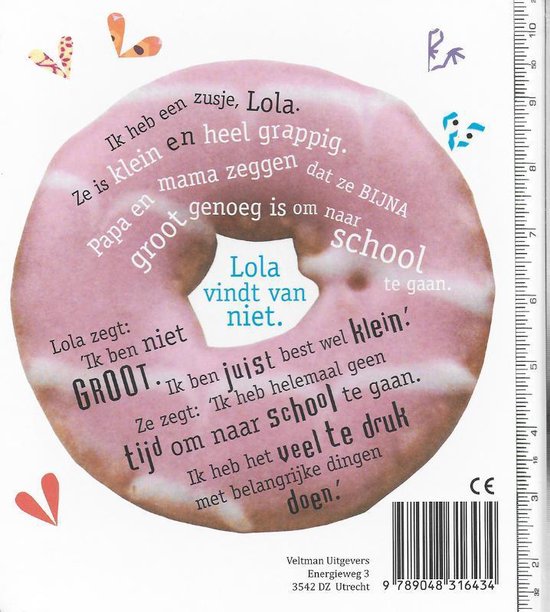 Ik ben echt veel te klein voor school