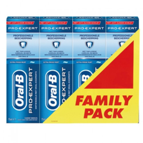 Oral-B Pro-Expert Professionele Bescherming Family Pack Tandpasta - 4x75ml