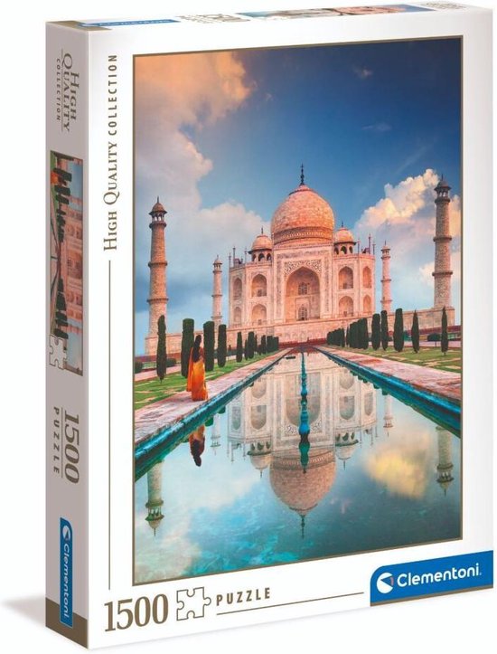 Clementoni Puzzels voor volwassenen - Taj Mahal - High Quality Collection, Puzzel 1500 Stukjes, 14+ jaar - 31818