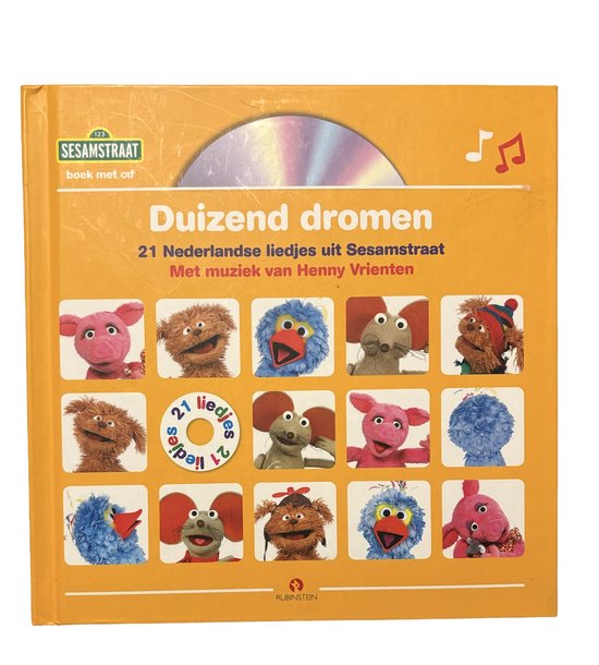 Sesamstraat - boekje - liedjes boek -duizend dromen