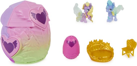 Hatchimals CollEGGtibles Rainbow-cation - Family Hatchy Home-speelset met 3 personages en maximaal 3 verrassingsbaby’s - stijl kan verschillen
