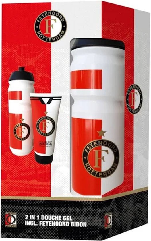 Feyenoord | Cadeau voor kinderen / Geschenkset | Bidon 750ml + Douchegel 200ml
