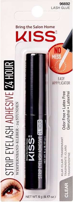 Kiss Lash Glue Wimpers en eyeliner - Zwart