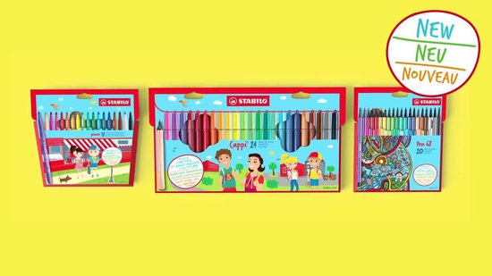 STABILO Power - Viltstift - Tot 8 Weken Zonder Dop - Etui Met 30 Kleuren
