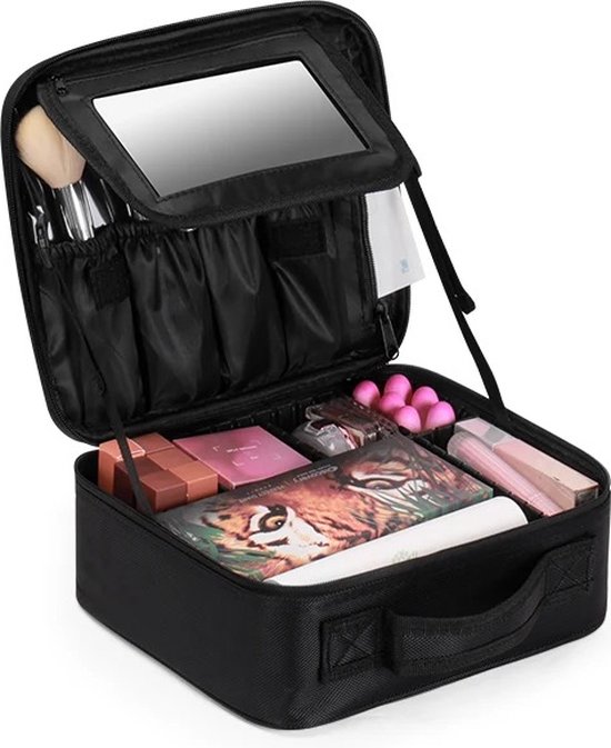 Make-up Tas - Tassen - Spiegel - Organizer tas - Toilettas met spiegel