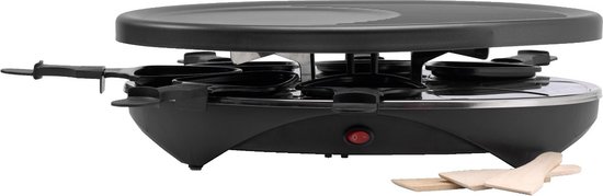 Primadonna Gourmet Raclette set elektrisch - voor 8 personen - afmeting. 32 x 42 cm