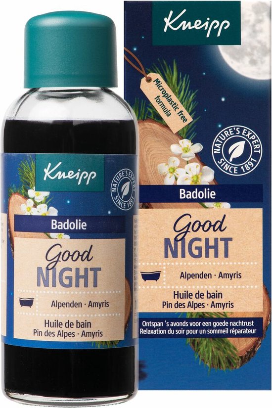 Kneipp Good Night - Badolie - Alpenden en Amyris - Goede nachtrust - 100 ml