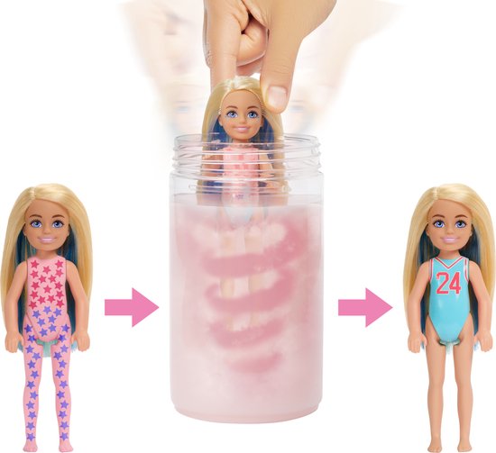 Barbie Color Reveal - Barbie pop - 14 cm - Minipop