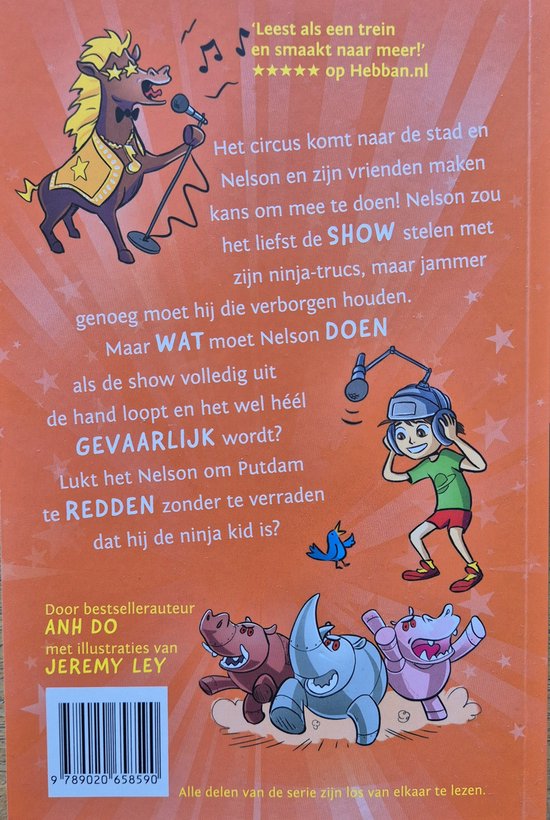 Ninja Kid 4 - Ninja steelt de Show - Leesboek