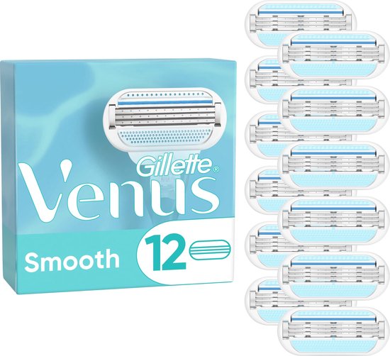 Gillette Venus Smooth Scheermesjes Voor Vrouwen - 12 Navulmesjes