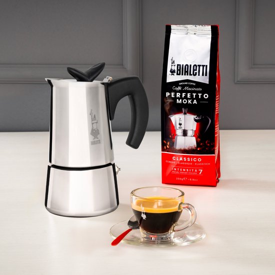 Bialetti Musa Induction - Percolator - 4 kops - Zilver