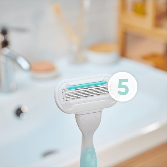 Gillette Venus Deluxe Smooth Sensitive Scheermesjes Voor Vrouwen - 6 Navulmesjes