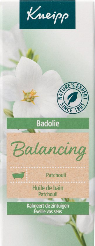 Kneipp Balancing - Badolie - Patchouli - Zachte kalmerende geur - Vegan - Dierproefvrij - 1 st - 100 ml