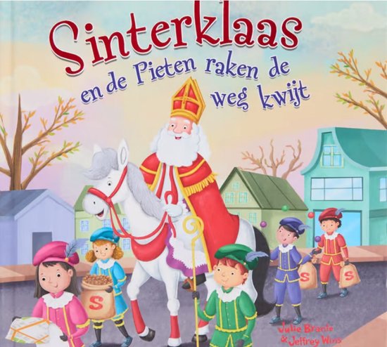Sinterklaas voorleesboek ’Sinterklaas en de Pieten raken de weg kwijt’