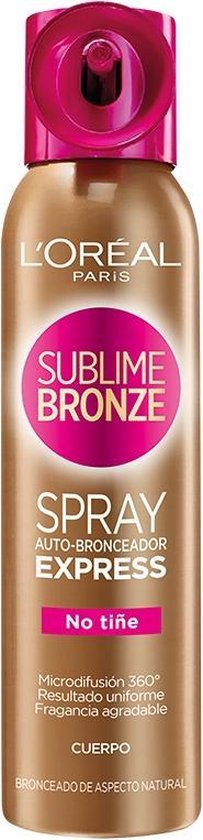 L’Oréal Sublime Bronze Express Mist Body Self-Tanning Non-Tinted - 150 ml