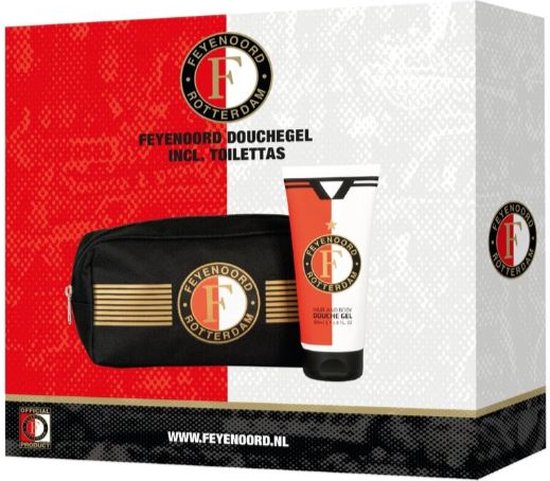 Feyenoord | Cadeau voor kinderen | Geschenkset | Toilettas met douchegel