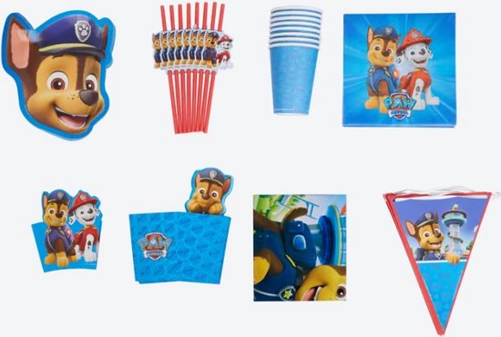 Paw Patrol Chase Feestpakket 52-delig